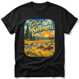 Gogh Serengeti ~ Comfort Colors Premium Tee thumbnail 1