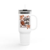 Game Day Tumbler, Football Season, Sports Lover Gift, Tailgate Party, Gift for Athlete, Number One Fan, Stars and Bows Design thumbnail 8