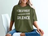 I Destroy Silence Oboe Graphic Tee thumbnail 2