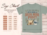 Funny Christian T-Shirt | If Paul Were Here He'd Send A Social Media Post | Modern Faith Tee | Witty Bible Humor Shirt | Gift for Pastor thumbnail 11