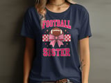 Football Sister Bow Tee or Sweatshirt thumbnail 1