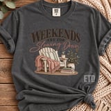Weekends Are For Slowing Down PNG, Cozy Book Lover Sublimation, Weekend Chill Graphic, Hygge Homebody Shirt Design, Slow Living Clipart thumbnail 6