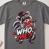 Who Me Raccoon Tee thumbnail 3