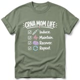 CRNA Mom Life Tee thumbnail 2