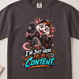 Here For The Content Parker the Possum Tee thumbnail 5