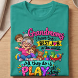 Grandmoms Best Job Tee thumbnail 2