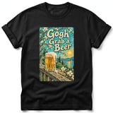 Gogh Grab a Beer ~ Comfort Colors Premium Tee thumbnail 1