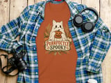 Purrfectly Spooky Ghost Cat Tee or Sweatshirt thumbnail 11