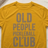 Pickleball Sport-Tek Performance Tee, Old People Pickleball Club, Athletic Moisture-Wicking Court Apparel thumbnail 3