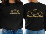 Vintage Hot Rod Sweatshirt, Classic Street Rod Car Crewneck, Retro Faux Gold Auto Graphic Sweater, Car Guy Dad Gift thumbnail 1