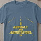 Asphalt And Annotations Tee thumbnail 4