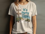 Beach Party T-Shirt, Coastal Summer Vacation Tee, Ocean Waves Design thumbnail 8