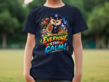 Everyone Stay Calm Officer Hoot the Owl Tee thumbnail 1