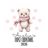 Baby Bear First Christmas Digital Design thumbnail 4