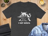 I Eat Anvil absurd brain rot Cat Tee thumbnail 2