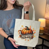 Howdy Pumpkin Tote Bag thumbnail 8