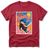Cutout Cat ~ Comfort Colors Premium Tee thumbnail 2