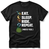 Eat Sleep Ride Repeat Tee thumbnail 1