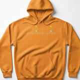 Pickleball Gildan Fleece Hoodie, Pickleball Heartbeat Paddle EKG Pulse Line Graphic, Court Pullover Sweatshirt thumbnail 9
