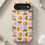 Retro Mid Century Geometric MagSafe® Phone Case thumbnail 4