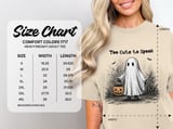 "Too Cute to Spook" Ghost T-Shirt thumbnail 3