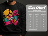 Cancer fighting t-shirt, Not Today Cancer tee, Boxing glove, Cancer awareness, Inspirational shirt, Fight cancer, Unisex shirt thumbnail 3