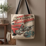 More Chrome Fewer Opinions Tote Bag thumbnail 1