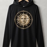 Vintage Celestial Sun and Moon Hoodie thumbnail 4