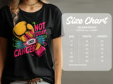 Cancer fighting t-shirt, Not Today Cancer tee, Boxing glove, Cancer awareness, Inspirational shirt, Fight cancer, Unisex shirt thumbnail 2