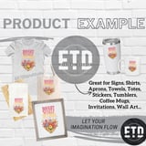Bought Myself The Flowers PNG Digital Download | Self Love Empowered Floral Sublimation Design for Shirt Mug Craft Supply thumbnail 6
