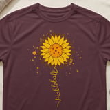 Pickleball Sport-Tek Performance Tee, Pickleball Sunflower Graphic, Moisture Wicking Court Apparel thumbnail 2