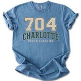 704 Charlotte North Carolina Tee thumbnail 6