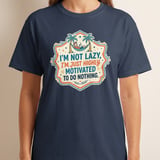 Funny Highly Motivated To Do Nothing T-Shirt, Relaxed Palm Tree Hammock Tee, Humorous Vacation Vibe Retro Shirt Gift thumbnail 7
