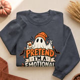 Emotional Support Human Ghost Tee thumbnail 10