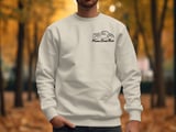 Vintage Hot Rod Sweatshirt, Classic Car Enthusiast Pullover, Pismo Street Rods Crewneck, Retro Automobile Jumper, Gift for Car Guy Dad thumbnail 5