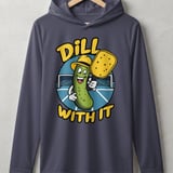 Pickleball Sport-Tek Performance Hood, Dill With It, Lightweight Hoodie thumbnail 2