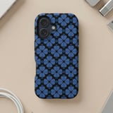 Blue Geometric Clover MagSafe® Phone Case  thumbnail 5