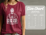 Calm Face Racing Heart EMS Tee thumbnail 13