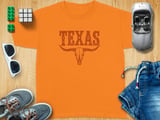 Texas Longhorn Skull Tee thumbnail 7