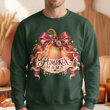 Pumpkin Mama Sweatshirt Coquette Fall Hoodie Vintage Autumn Mama Tote Bag Floral Pumpkin Shirt Cute Cottagecore Mom Thanksgiving Gift thumbnail 8