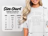 Pickleball Comfort Colors Shirt, Just Dink It Est. 1965 Pickleball Club, Vintage Athletic Graphic Tee thumbnail 15