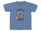 Christian Chosen Loved Youth T-Shirt, 1 Peter 2:9 Scripture Western Boho Faith Tee, Cowgirl Aesthetic Distressed Graphic Shirt thumbnail 6