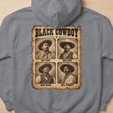 Black Cowboy Hoodie thumbnail 6