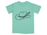 Rustic Cowboy Hat Line Art T-Shirt thumbnail 9