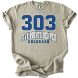 303 Five Points Denver CO Tee thumbnail 12
