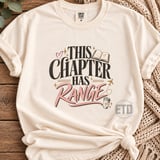 This Chapter Has Range PNG, Retro Bookish Travel Coffee Design, Cozy Reader Booktok Sublimation, Book Lover Gift T-Shirt Digital Graphic thumbnail 7
