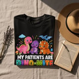 Pediatric Nurse Dinosaur T-Shirt: Cute Dino-Mite Patients, PEDS Nursing Appreciation thumbnail 9