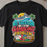 My Vacation Gambling Problem T-Shirt thumbnail 1