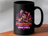 Sipping Good Vibes Bat DJ Mug thumbnail 14