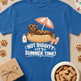 Hot Diggity Dachshund Summer Tee thumbnail 2